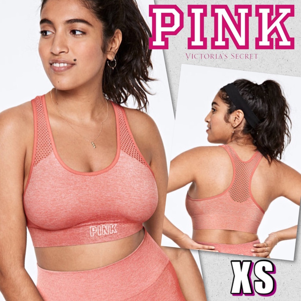 PINK Seamless Lightly Lined Gym Racerback